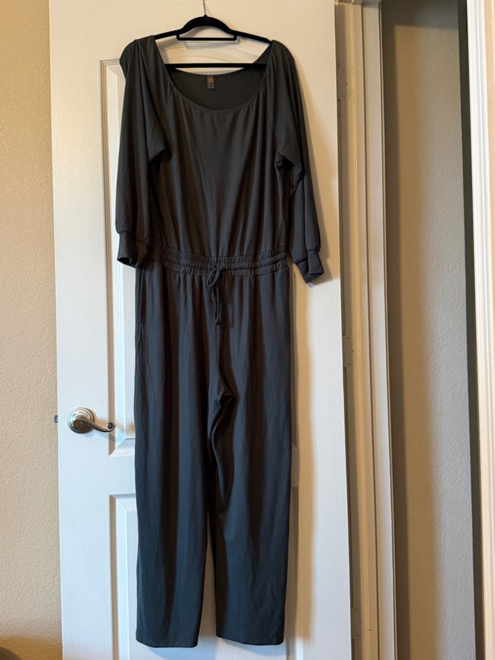 20. MonoB 1X Women's Forest Green Long Sleeve Jumpsuit
